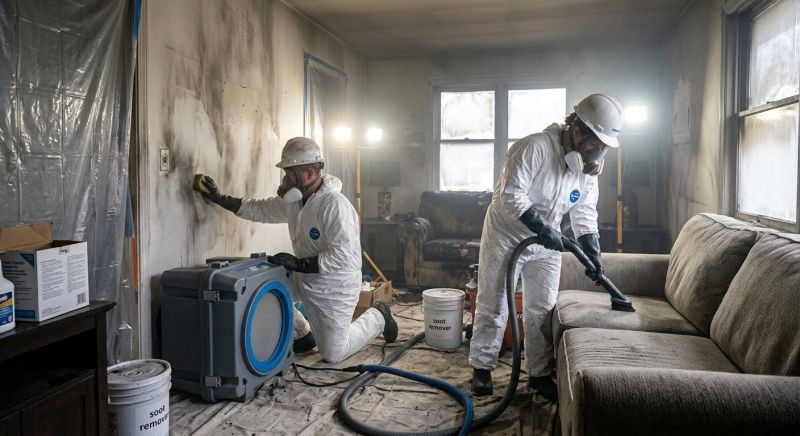 Soot Damage Cleanup in Gilbert, AZ