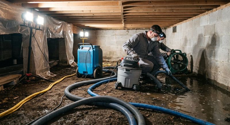 Basement Water Cleanup in Scottsdale, AZ