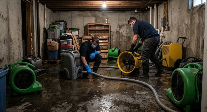 Basement Water Cleanup in Phoenix, AZ