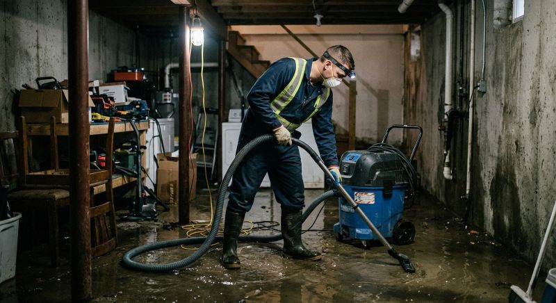 Basement Water Mitigation in Gilbert, AZ