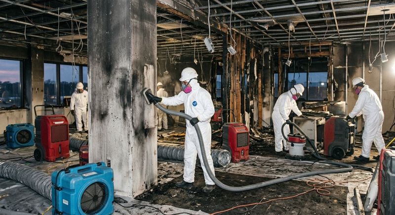 Commercial Fire Restoration in Marin County, CA