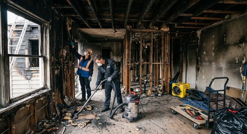 Commercial Fire Restoration in Santa Rosa, CA