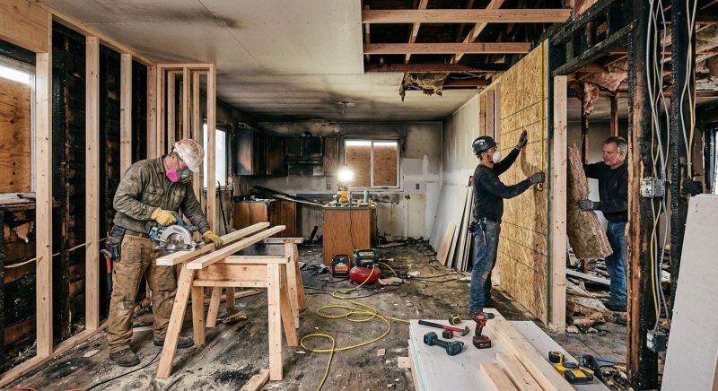 Fire Damage Reconstruction in Santa Rosa, CA