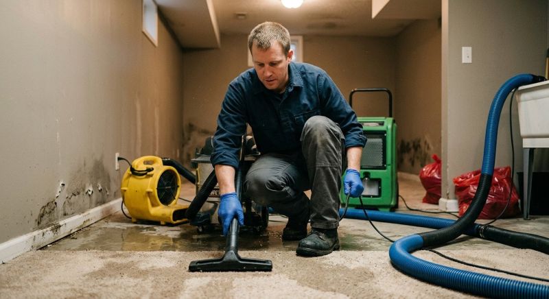 Flooded Basement Cleanup in Mesa, AZ