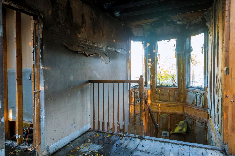 Commercial Fire Damage Restoration detail