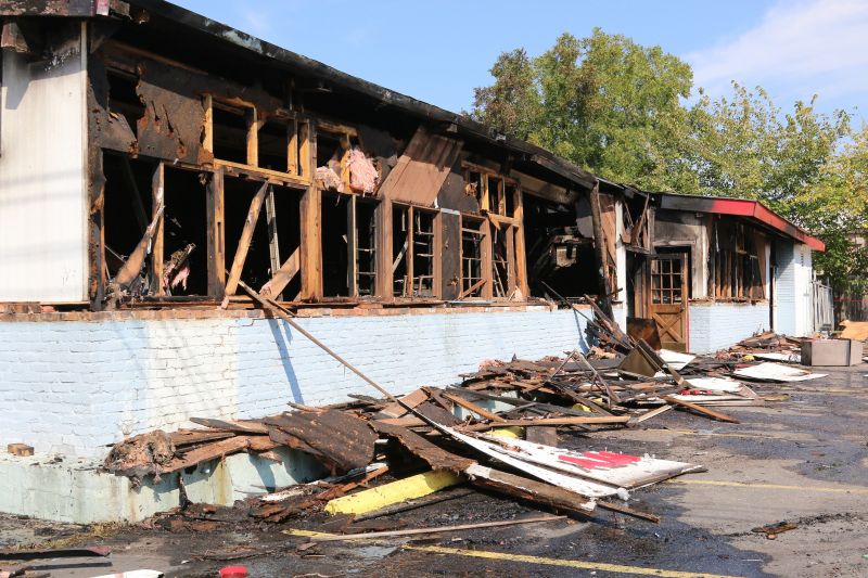Commercial Fire Damage Restoration detail