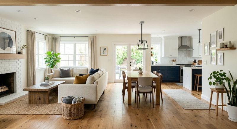 Living Room Renovation in Conroe, TX