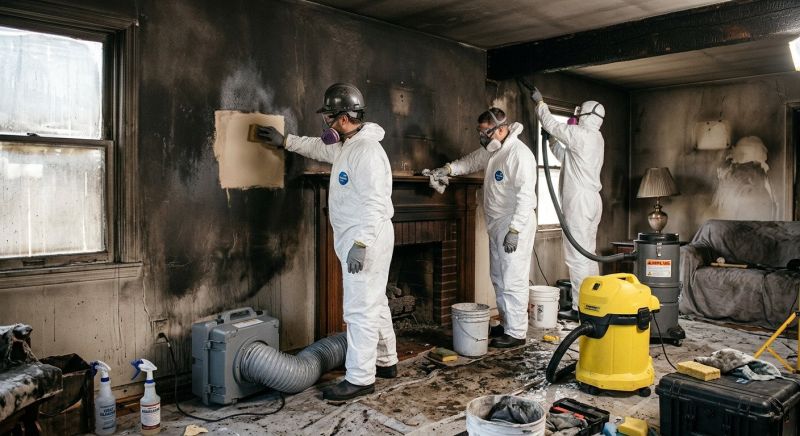 Soot Damage Cleanup in Gilbert, AZ